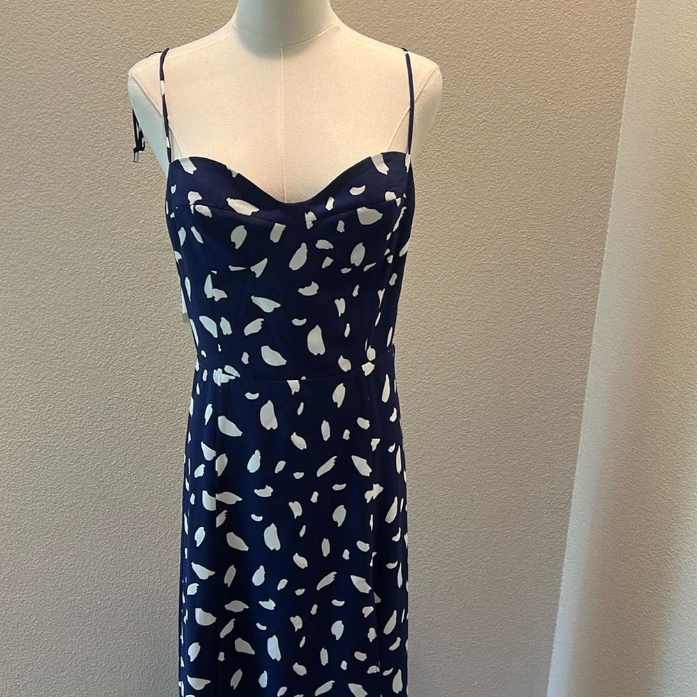 O.P.T Venus Dress in Blue Print